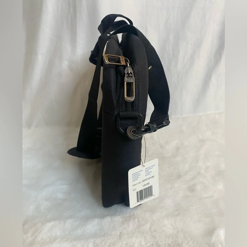 Golden Pacific black laptop bag